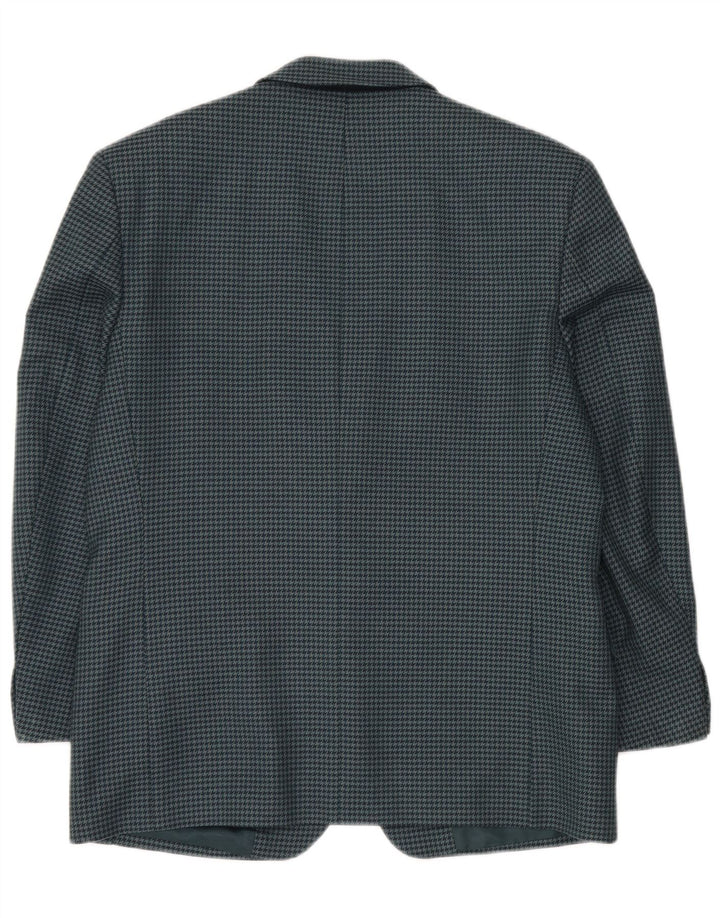 Douglas Ανδρικό σακάκι σακάκι με 2 κουμπιά IT 50 Large Green Houndstooth