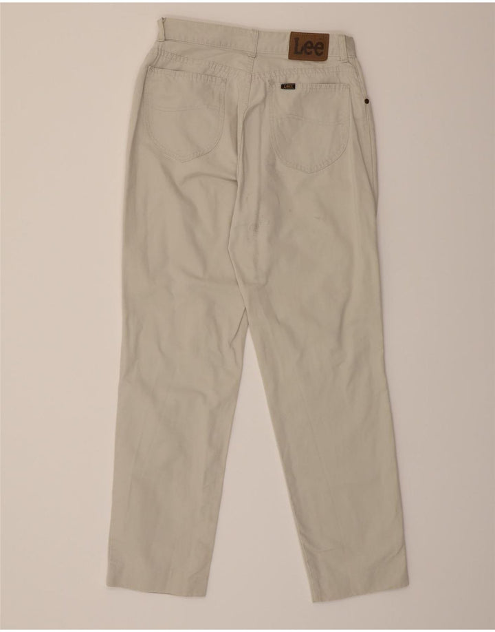 LEE Womens High Waist Jeans W30 L30 White Cotton Vintage Lee and Second-Hand Lee from Messina Hembry 