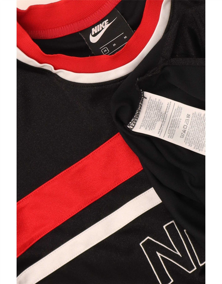Nike Hommes Regular Graphic T-Shirt Haut Noir Colorblock Polyester