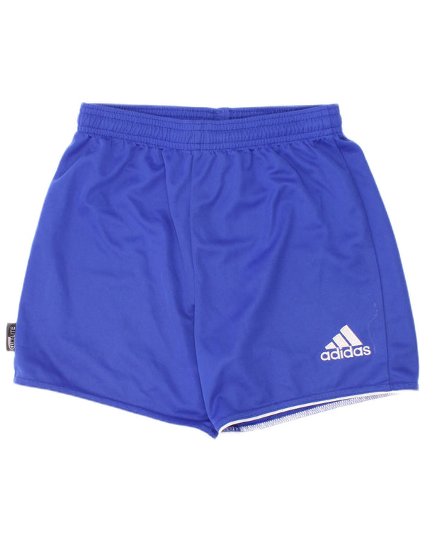 Adidas Boys Climalite Sportshorts 9-10 år Blå polyester