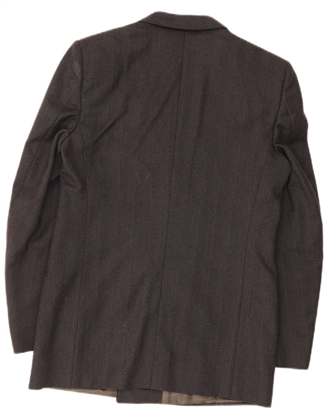 VENTANNI Giacca Blazer Doppiopetto Uomo IT 46 Small Grigio Lana Vergine