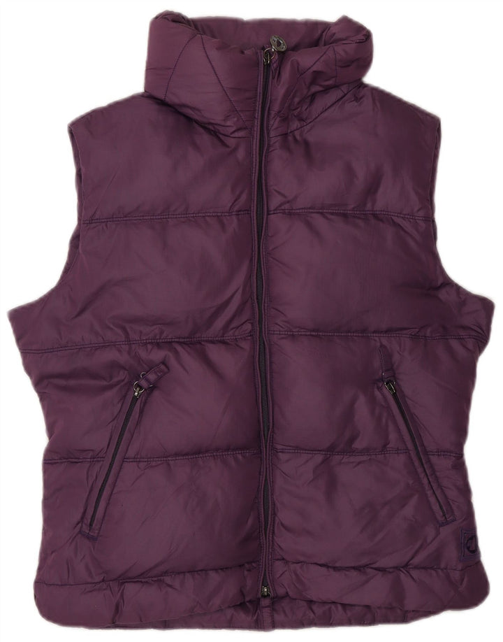 MURPHY & NYE Womens Padded Gilet UK 14 Medium Purple Nylon