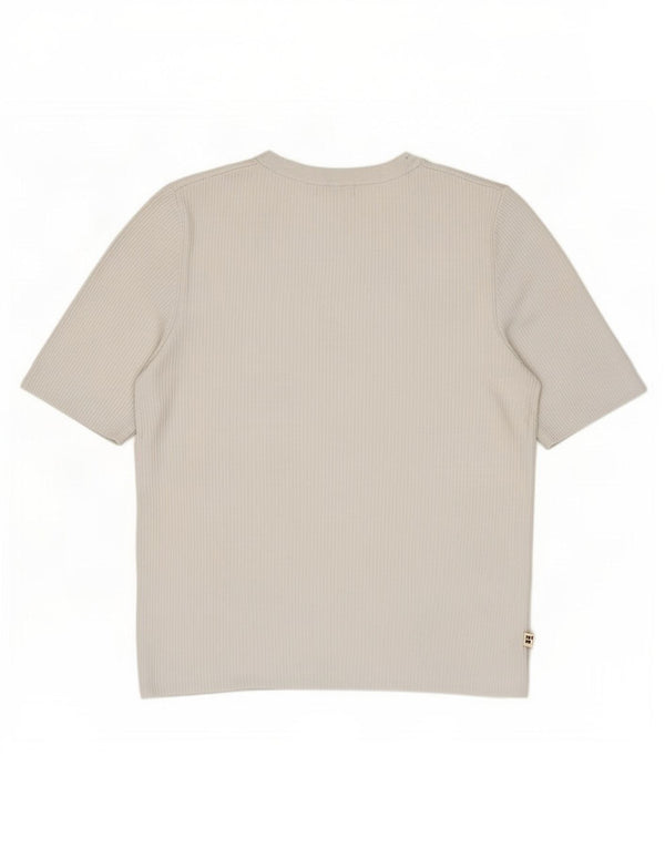 Marks & Spencer Γυναικείο T-Shirt Top UK 14 Large White Viscose