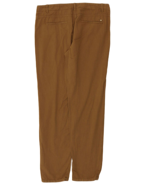 Massimo Dutti Pantaloni Chino pentru Femei, Casual Fit EU 38 Mici L28 L29 Maro