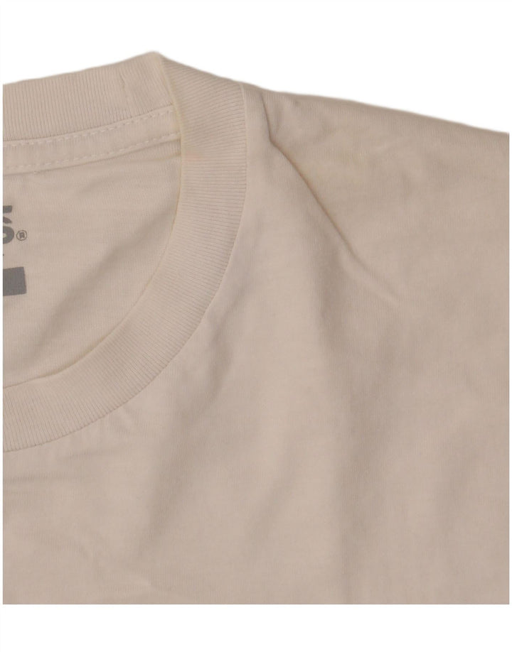 Vans Mens Classic Fit T-Shirt Top Medium White Cotton