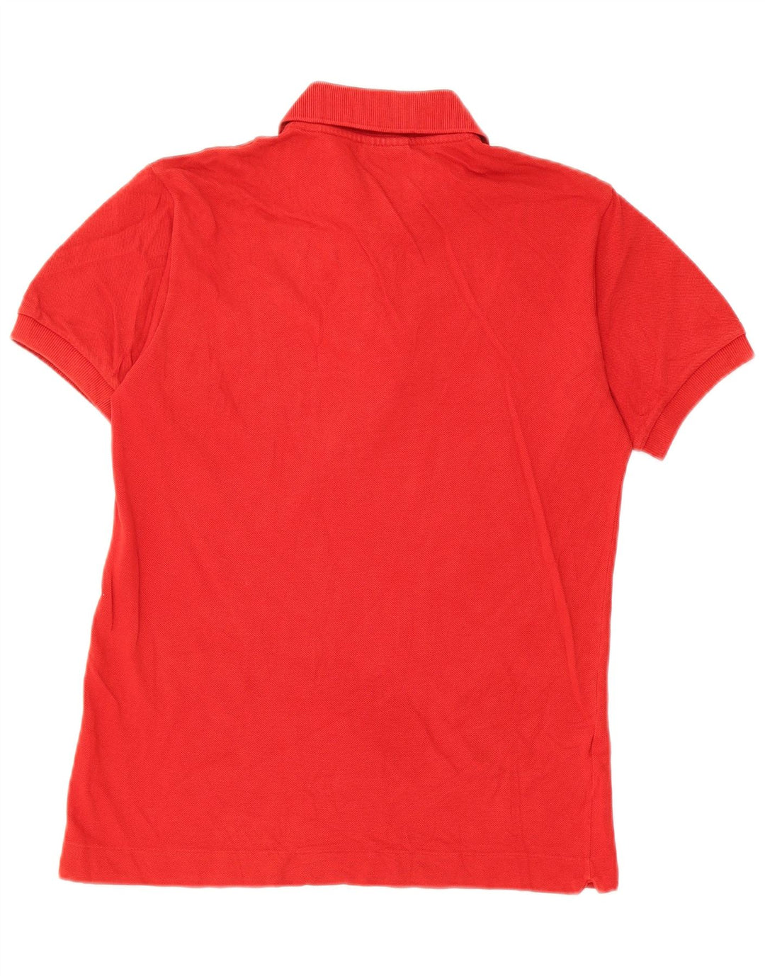 Lacoste Mens Polo Shirt Size 2 XS Red Cotton