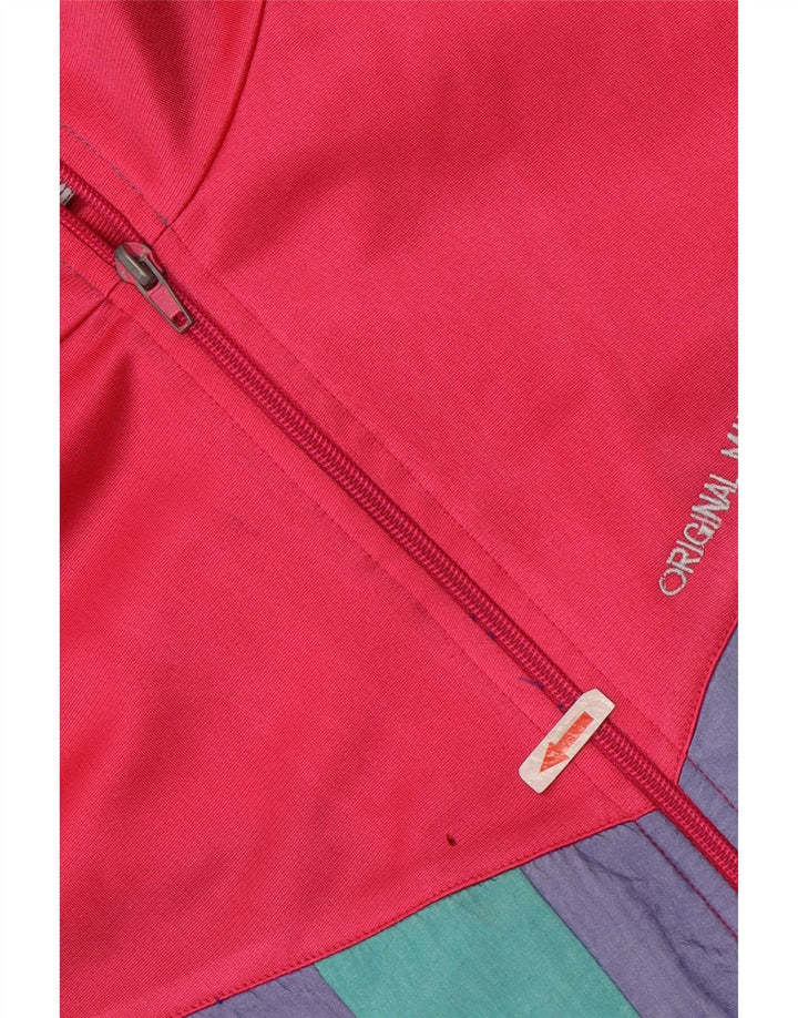 Vintage træningsdragt til mænd Topjakke XL Flerfarvet Colourblock Polyester
