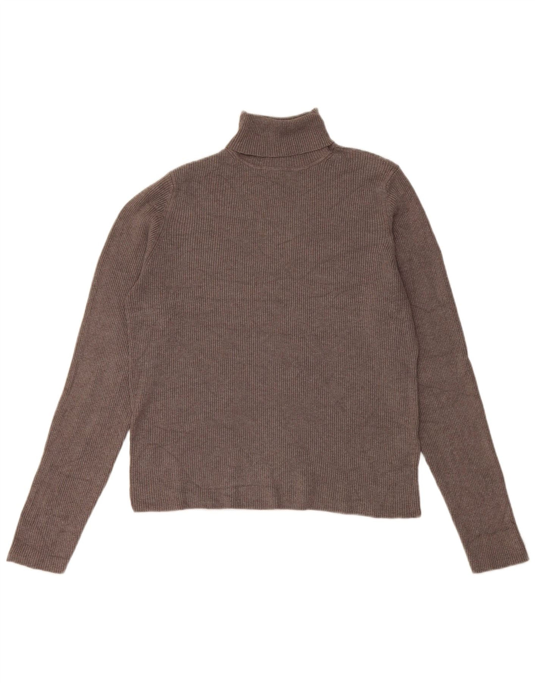 Marks & Spencer Womens Top Long Sleeve UK 16 Large Grey Viscose