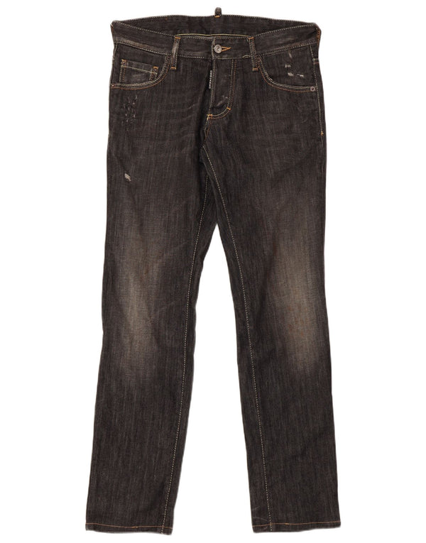 Мужские прямые джинсы Dsquared2 IT 44 XS W32 L30, серый хлопок