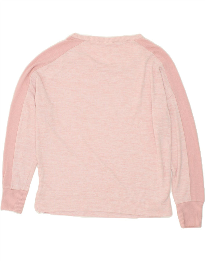 GAP Womens Oversized Crop Boat Neck Jumper Sweater UK 14 Medium Pink Vintage Gap and Second-Hand Gap from Messina Hembry 