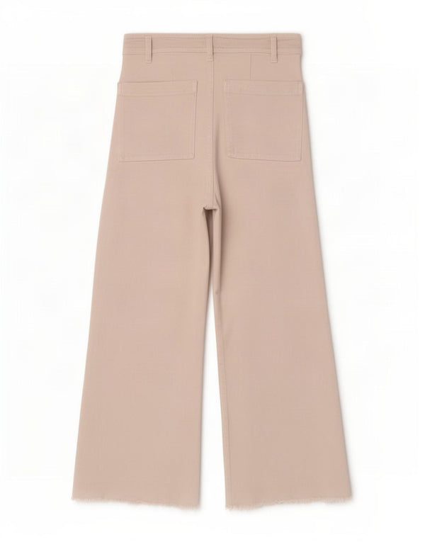 Zara Damen The Marine High Waist Straight Jeans EU 36 XS W26 L28 Off White