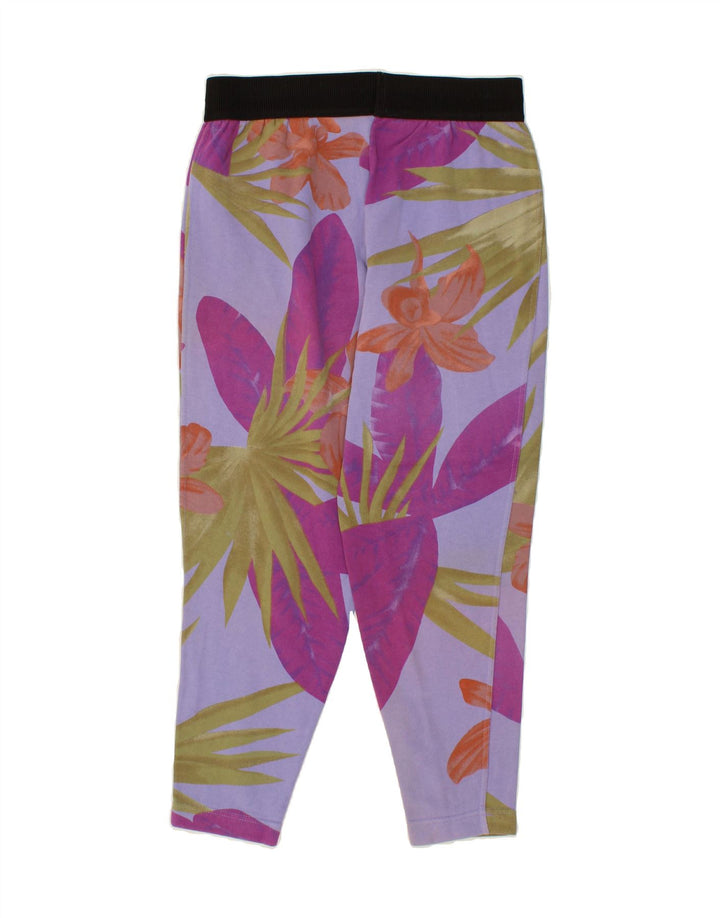 BELFE Womens Leggings IT 46 Large Purple Floral Vintage Belfe and Second-Hand Belfe from Messina Hembry 