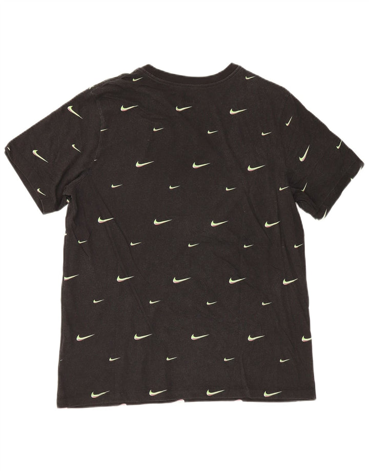 Nike Mens Graphic T-Shirt Top Large Black Cotton