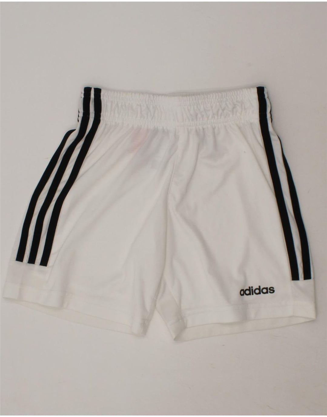 ADIDAS Boys Aeroready Sport Shorts 9-10 Years  White Polyester Vintage Adidas and Second-Hand Adidas from Messina Hembry 