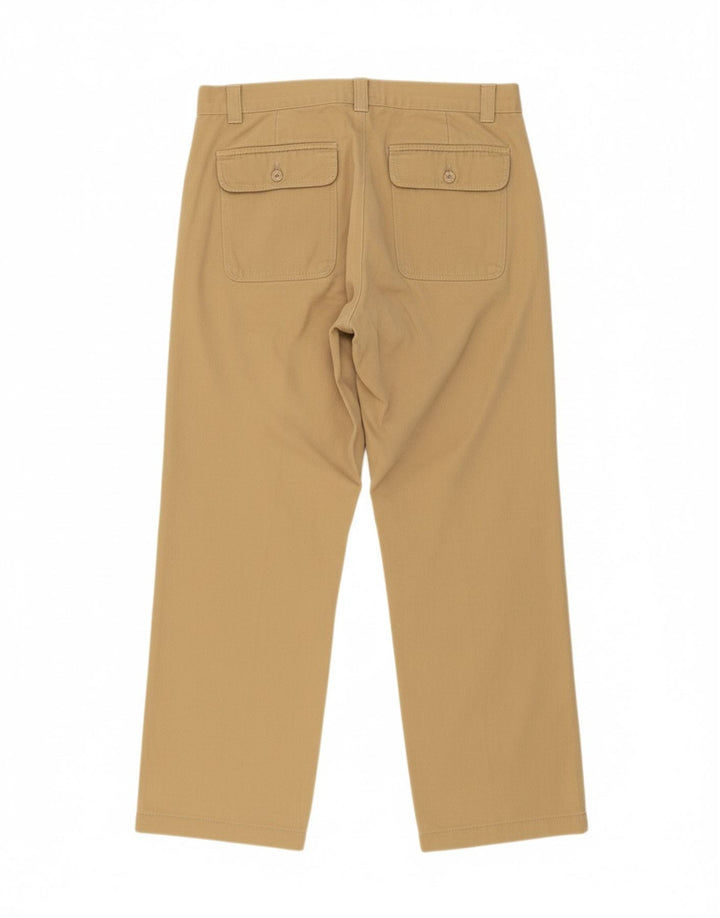 WOOLRICH Womens Straight Cargo Trousers W34 L30 Beige Cotton Vintage Woolrich and Second-Hand Woolrich from Messina Hembry 