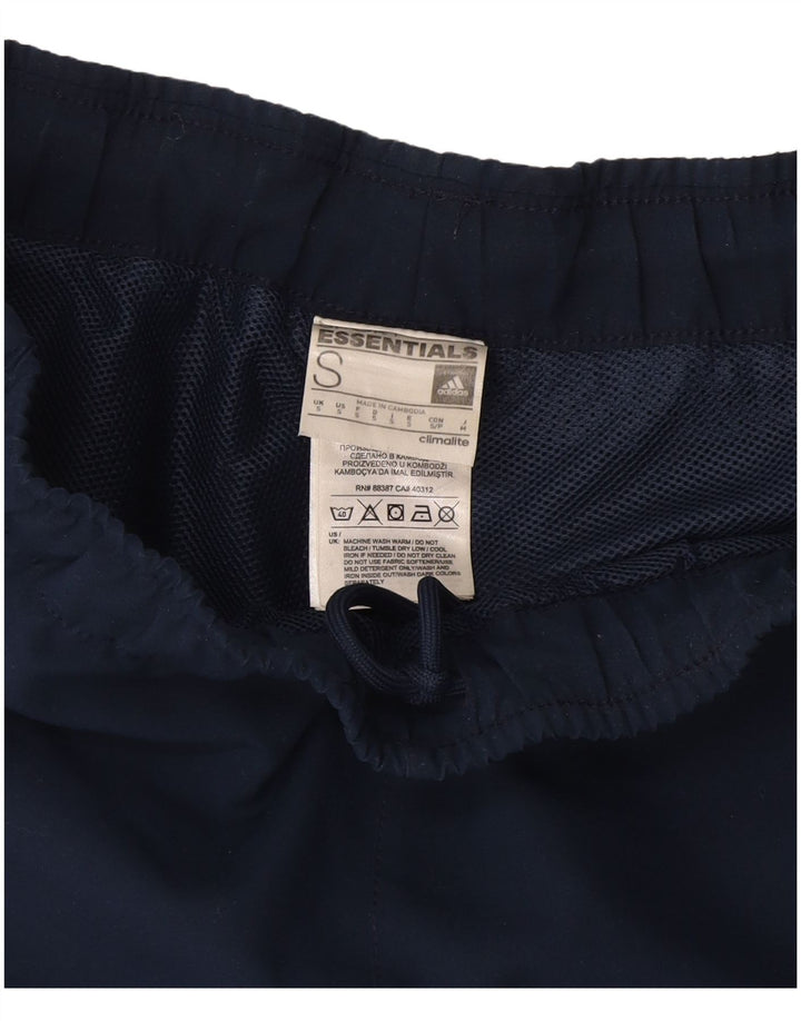 ADIDAS Mens Climalite Sport Shorts Small Navy Blue Polyester