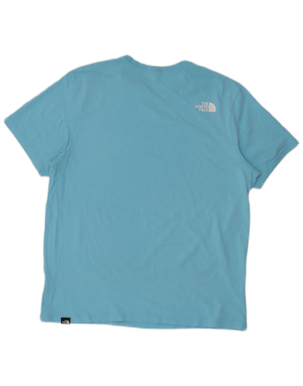 The North Face Mens Graphic T-Shirt Top Medium Blue