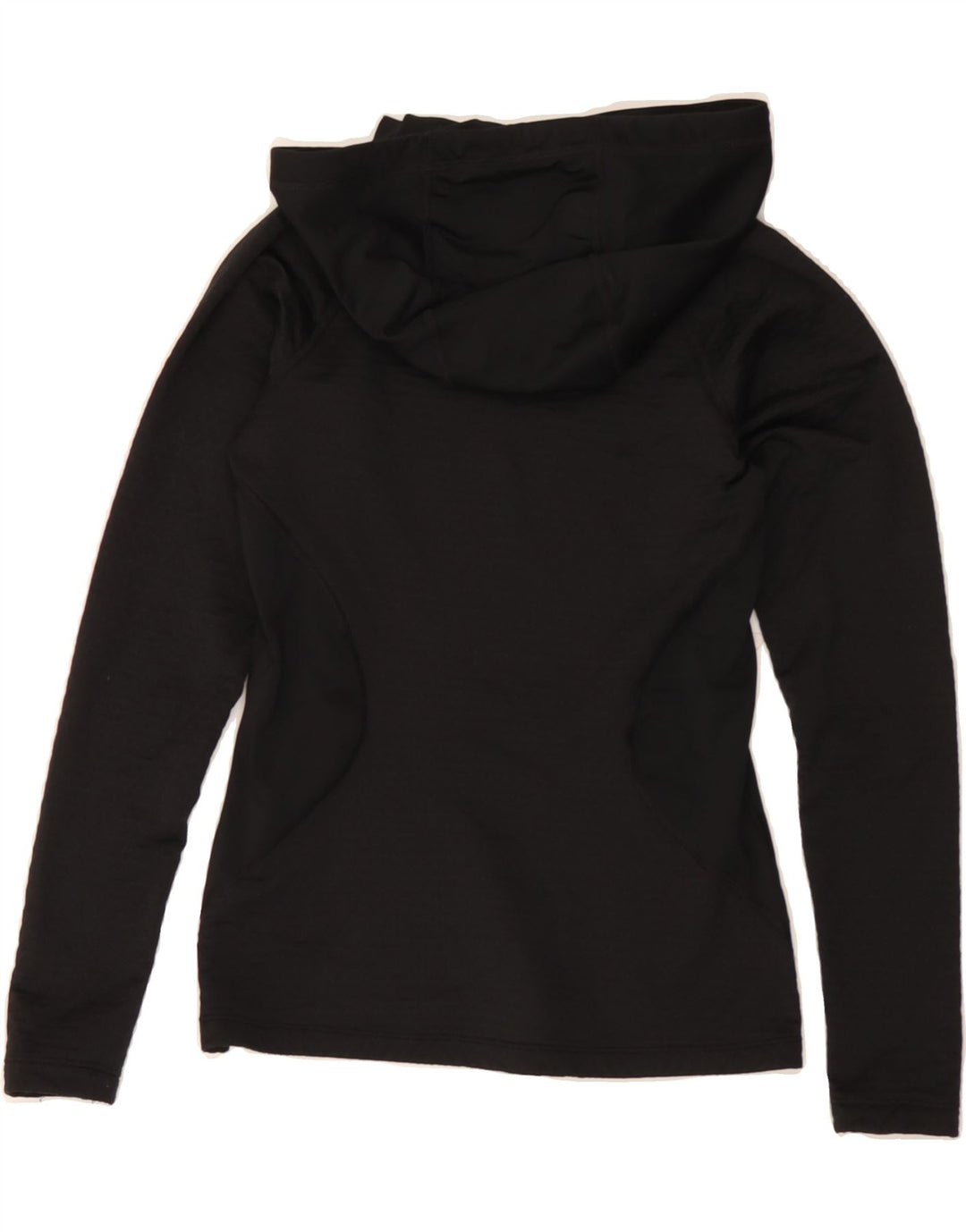 NIKE Womens Hoodie Jumper UK 6 XS Black Polyester Vintage Nike and Second-Hand Nike from Messina Hembry 