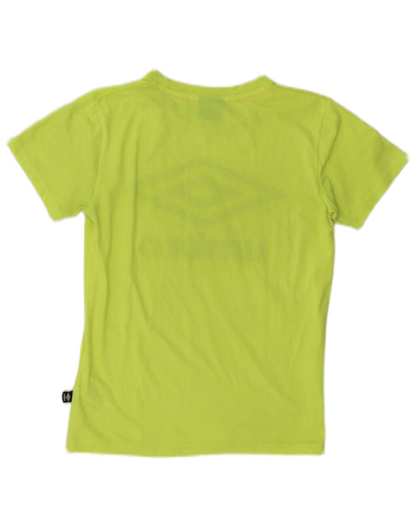 Umbro Grafik-T-Shirt für Jungen, 12–13 Jahre, XL, grünes Polyester