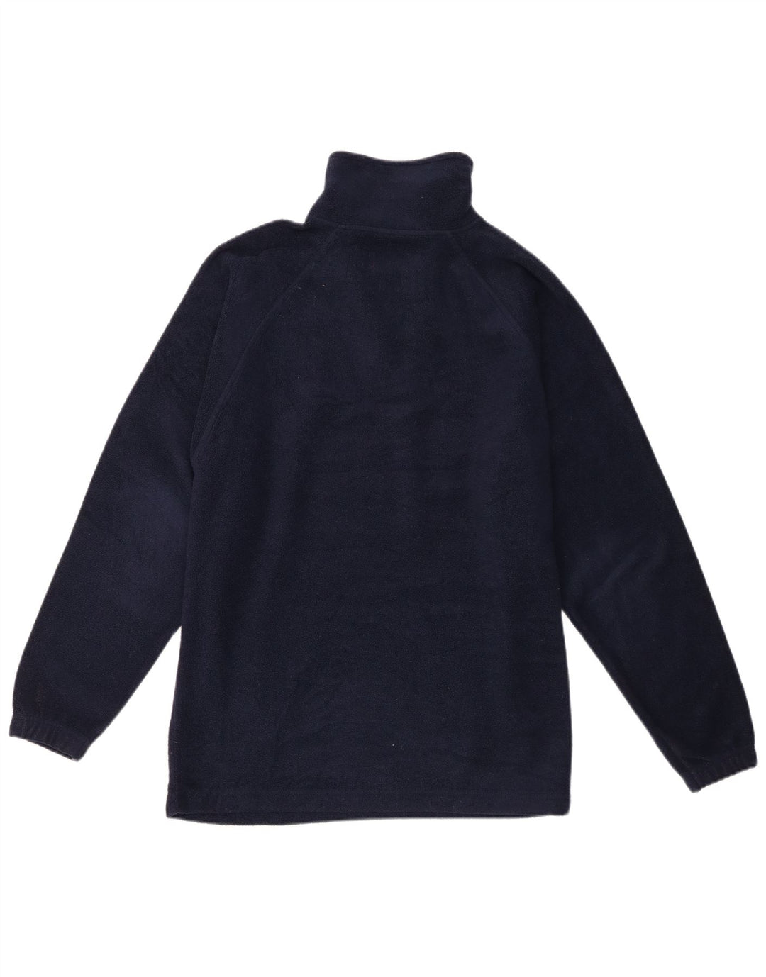Maglione in pile da uomo Kappa con zip e collo piccolo in poliestere blu navy