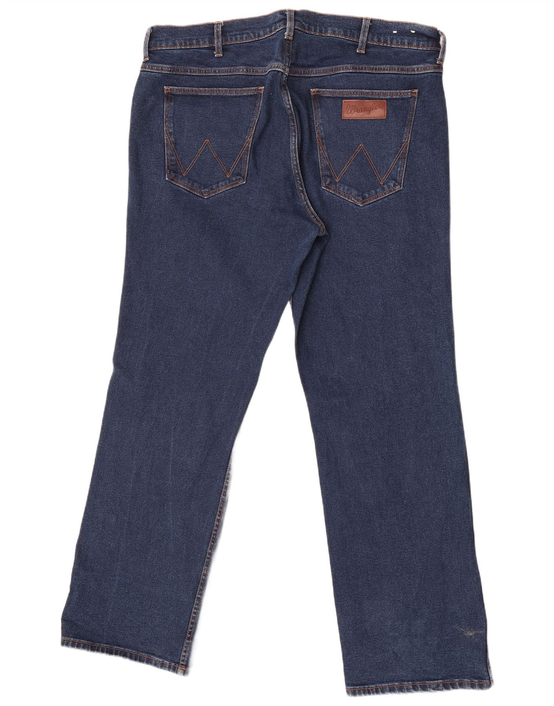 Wrangler Mens Bootcut Jeans W38 L32 Blue Cotton