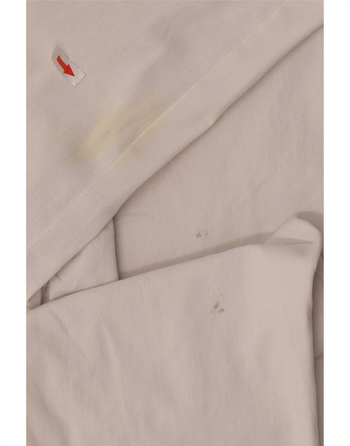 Marks & Spencer Womens Autograph Leggings UK 14 Large W34  White Viscose