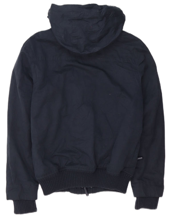 Giacca a vento con cappuccio da uomo Windbomber Superdry UK 36 Small Blu Navy