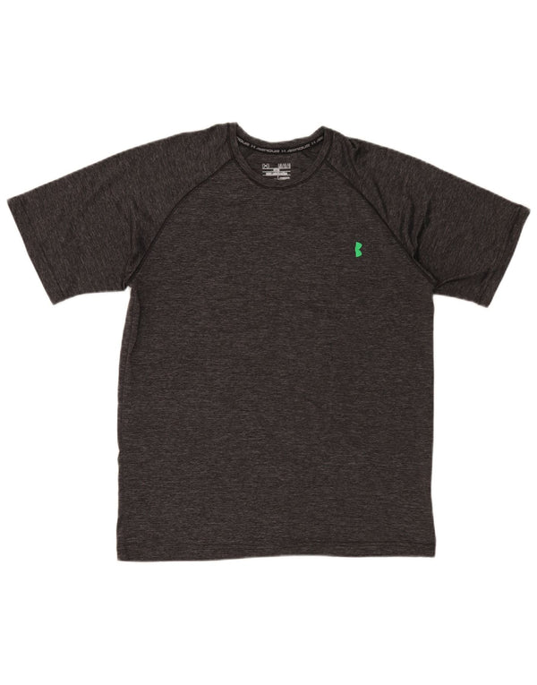 Under Armour Mens Heat Gear T-Shirt Top Large Grey Flecked