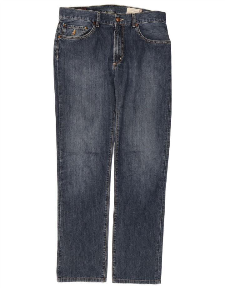 Marlboro Classics Mens Straight Jeans W33 L34 Blue