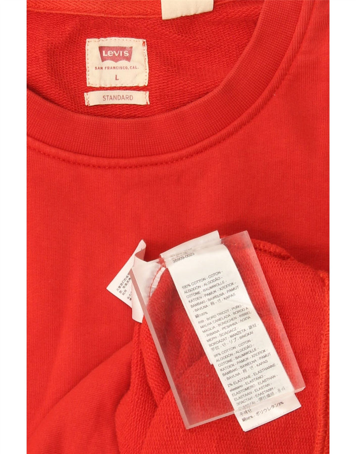 Levi's standardni muški džemperi veliki crveni pamuk