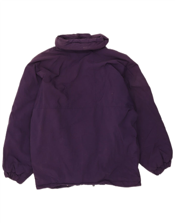 Casaco acolchoado grande feminino Belfe Reino Unido 12 nylon roxo médio