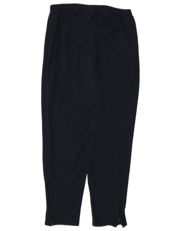 Nike Mens Dri Fit Tracksuit Trousers 2XL Navy Blue Polyester