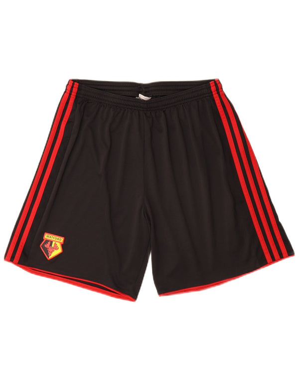 Adidas Mens Watford F.C. Sport Shorts Large Black Polyester