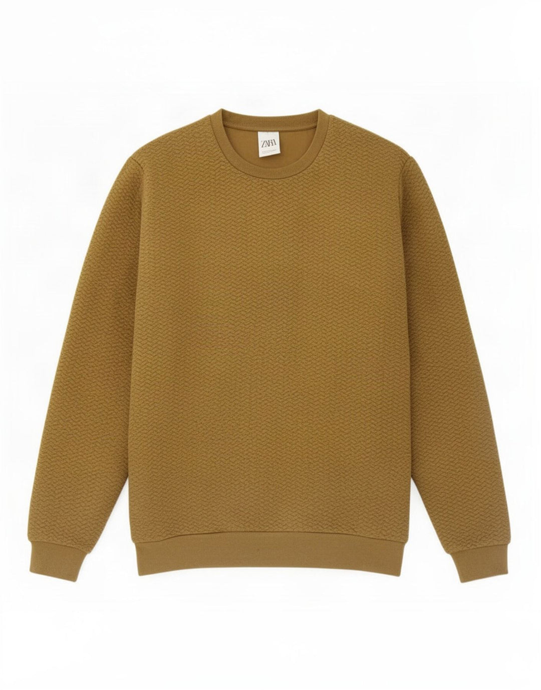 Męski sweter Zara, mały, khaki