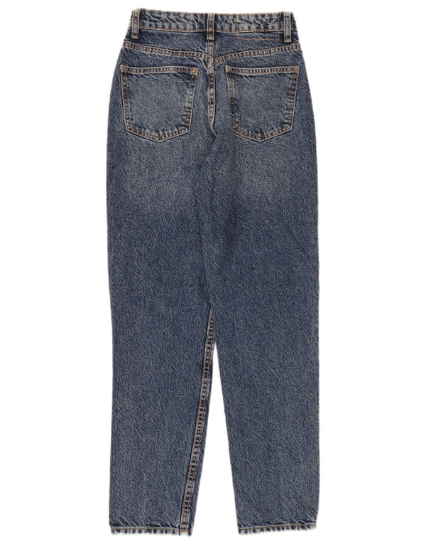 Zara Womens Tapered Jeans EU 34 2XS W24 L28 Blå Bomuld
