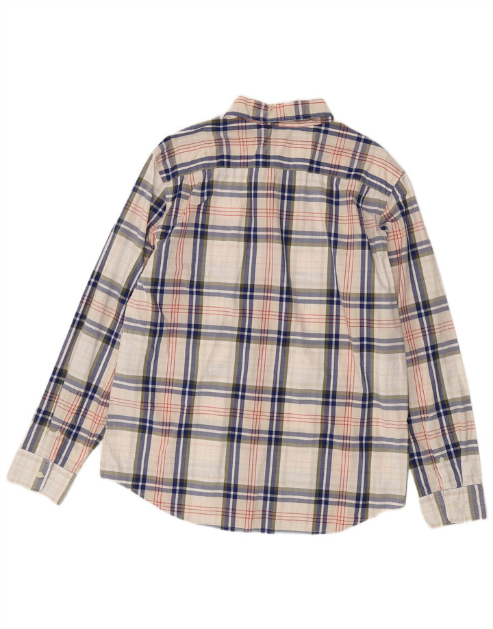 Levi's Herren-Hemd in Standard-Passform, groß, weiß, kariert, Baumwolle