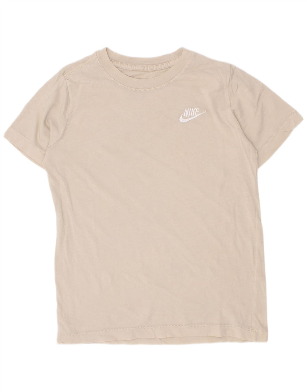 Nike Boys T-Shirt Top 8-9 år Lille Beige