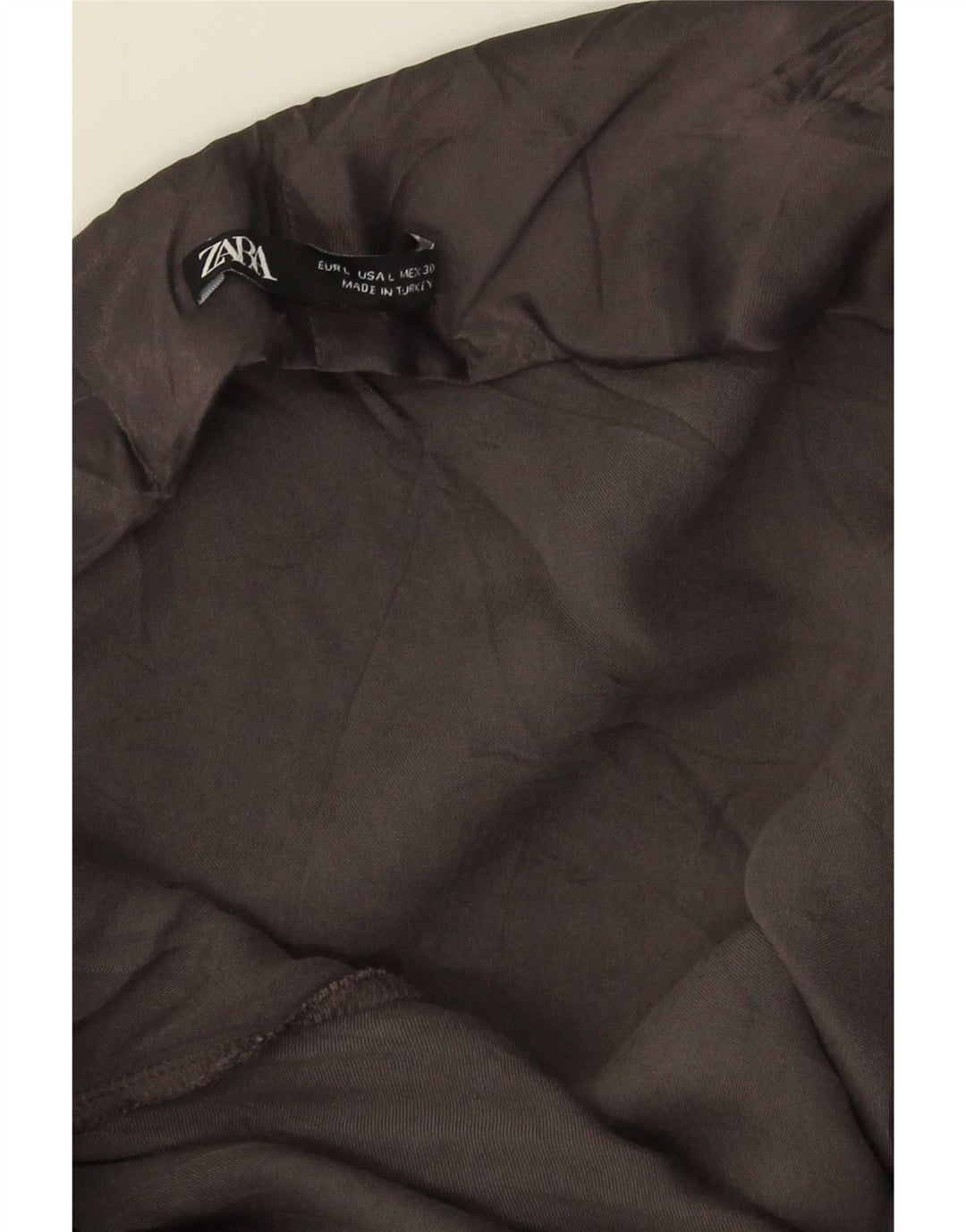 Zara Mujer Maxi Falda Grande W30 Gris