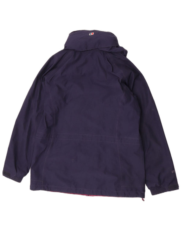 Berghaus Damen Regenjacke mit Kapuze UK 12 Medium Marineblau Polyester