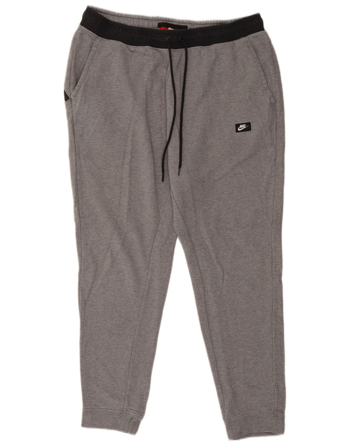 Nike Mens Tracksuit Trousers XL  Grey Colourblock Cotton