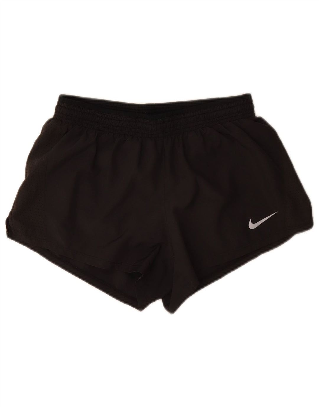 Nike Short de sport Dri Fit pour femme UK 12 Noir moyen Polyester