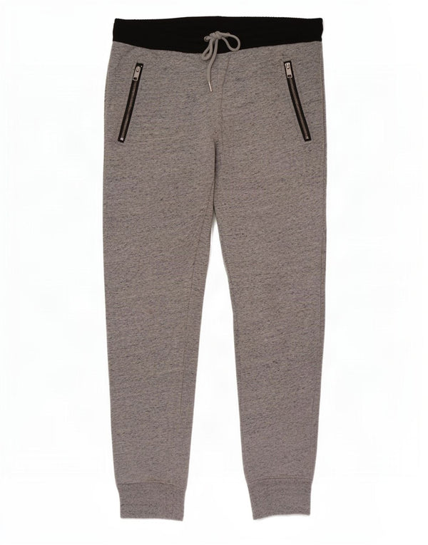 Diesel Pantaloni da tuta da uomo Joggers Large in cotone color block grigio