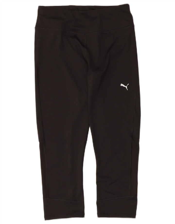 Puma Womens Capri Leggings UK 12 Médio Preto Poliéster