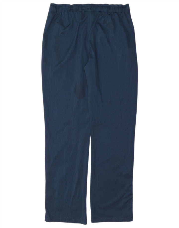 Pantaloni da tuta da uomo Asics medi in poliestere blu navy