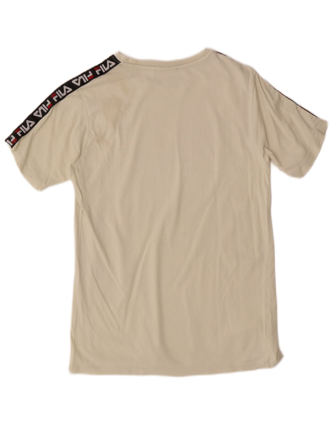 FILA Boys Graphic T-Shirt Top 13-14 Years Off White