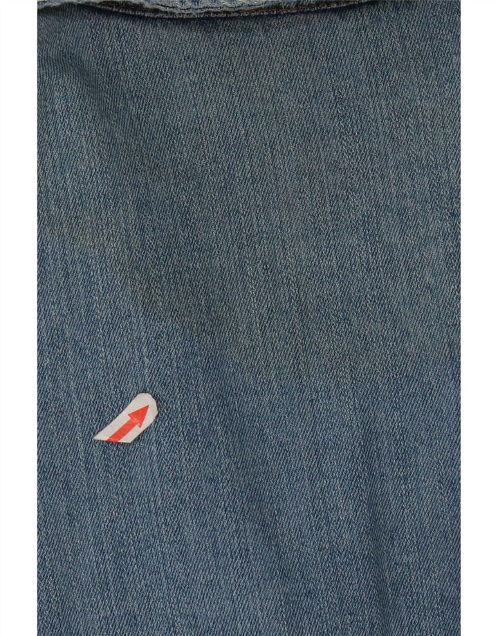 Levi's Womens 3 Button Denim Blazer Jacket UK 16 Large Blue Cotton