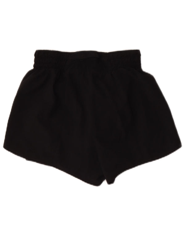 Nike Short de sport Dri Fit pour femme UK 8 Small Noir Polyester