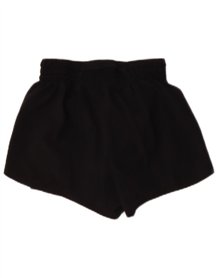 Nike Womens Dri Fit Sport Shorts UK 8 Small Black Polyester