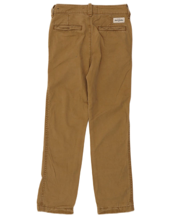 Abercrombie & Fitch Gerade Chinohose für Jungen, 7–8 Jahre, W24, L24, Beige