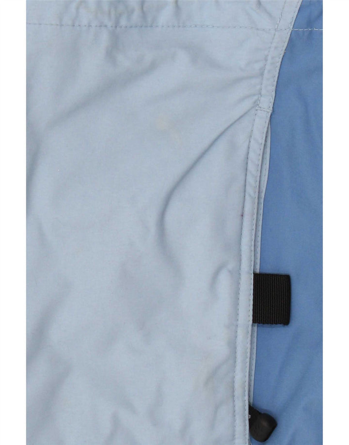 Jack Wolfskin Γυναικείο μπουφάν βροχής με κουκούλα UK 12 Medium Blue Polyamide